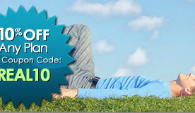 10% off any plan.  Use Coupon Code: REAL10